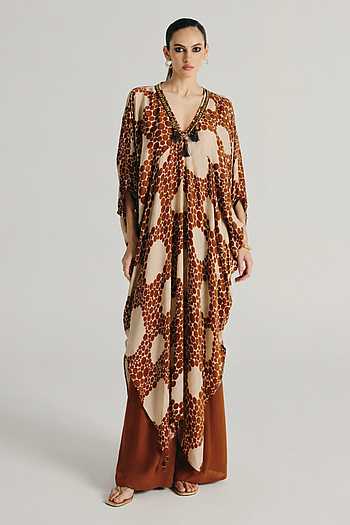 Oryx Printed Kaftan & Pant Set