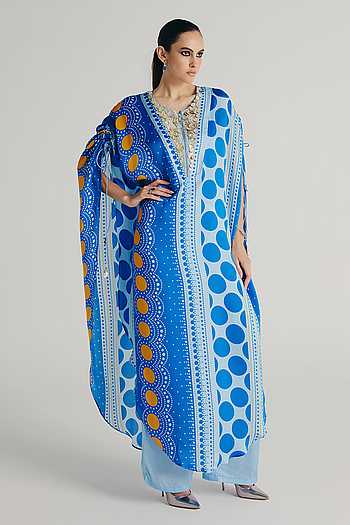 Varel Printed Kaftan & Pant Set