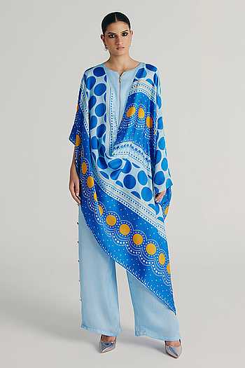 Azur Printed Tunic & Pant Co-Ord Set