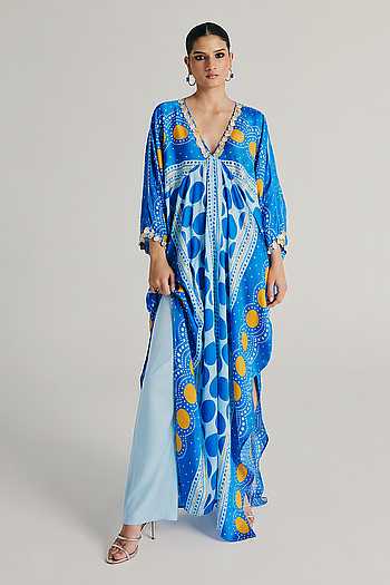 Ward Printed Kaftan & Pant Set