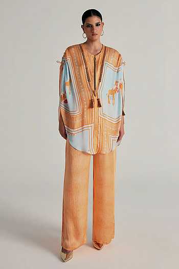 Maya Printed Tunic & Pant Set