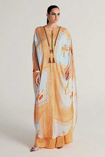 Ayani Printed Kaftan & Pant Set