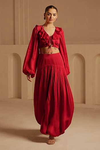 Ruffle Top & Pant Set