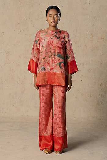 Printed Top & Pant Set