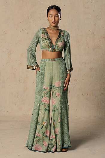 Meadow Grace Printed Top & Pant Set