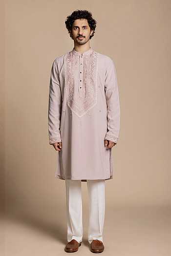 Embroidered Kurta & Pant Set
