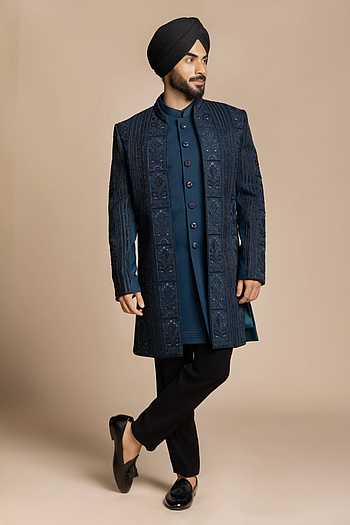 Embroidered Sherwani Set