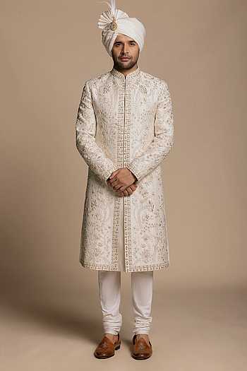 Embroidered Sherwani Set