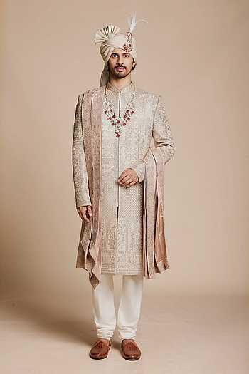 Embroidered Sherwani Set