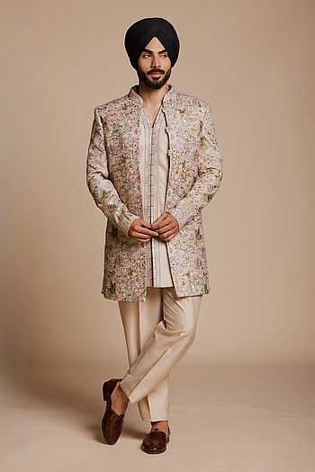 Embroidered Bandhgala Set