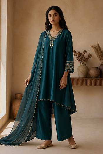 Zardozi Work Kurta Set
