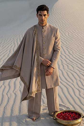Pashmina Sherwani Set