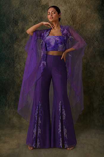 Twilight Sheer Cape Pant Set