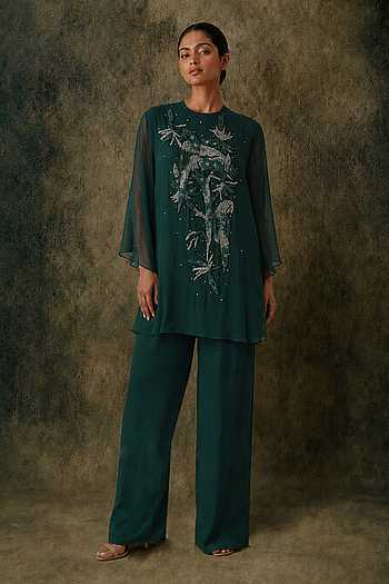Murmur Embroidered Kurta Set