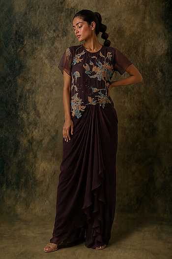 Reverie Draped Skirt Set