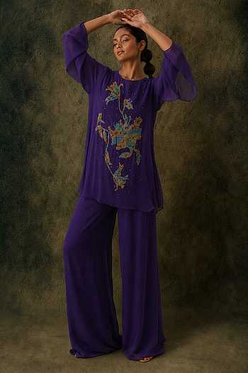 Sway Embroidered Kurta & Pant Set
