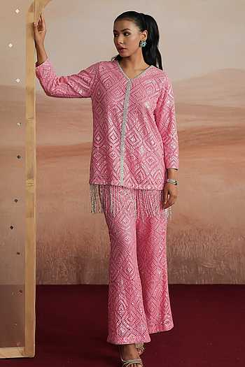 Sana Embellished Kurta & Pant Set