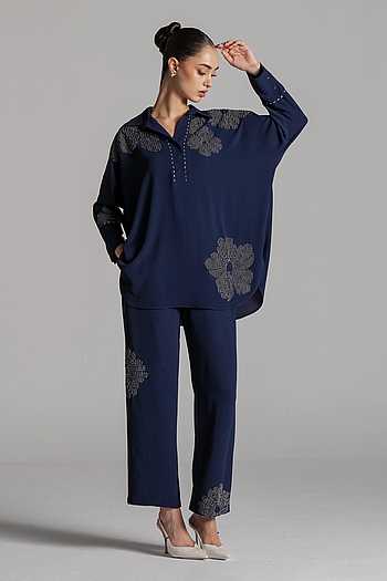 Embellished Top & Pant Set