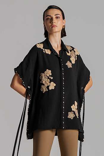 Textured Crepe Top