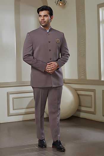 Polyester Bandhgala & Pant Set