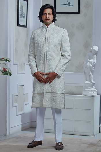 Embroidered Sherwani Set