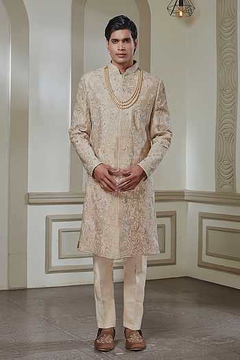 Thread Work Sherwani Set