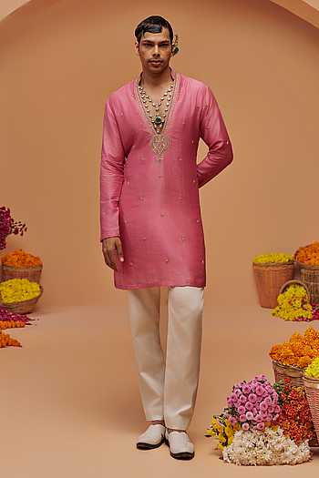 Yoke Embroidered Kurta