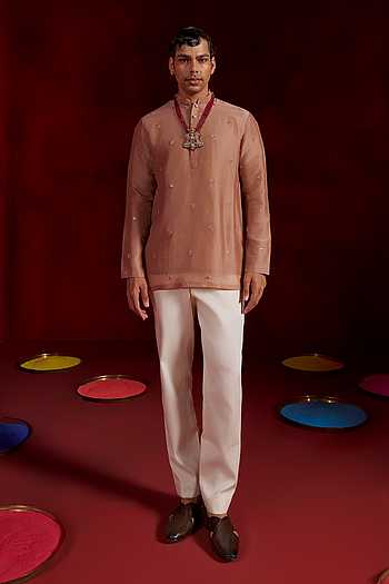 Hand Embroidered Kurta