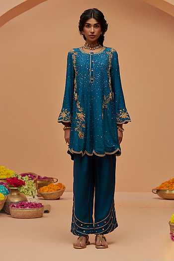 Cotton Silk Kurta Set