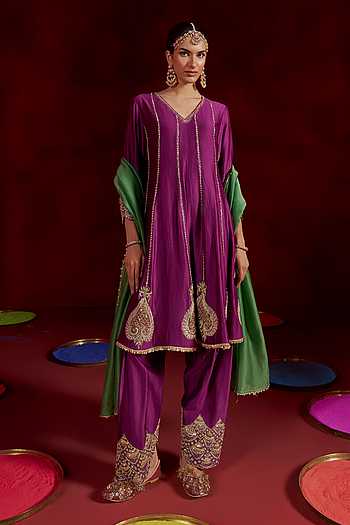 Embroidered Kurta Salwar Set