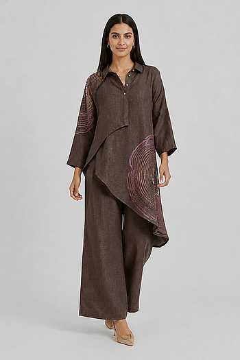 Resonance Opus Printed Top Pant Set