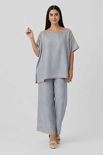 Sunlit Tiles Square Top & Pant Set