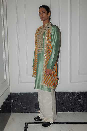 Sage Green Kurta Pant Set