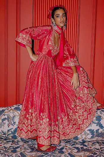 Rani Sa Embroiderd Anarkali Set