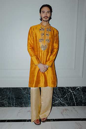 Mirror Work Kurta Set