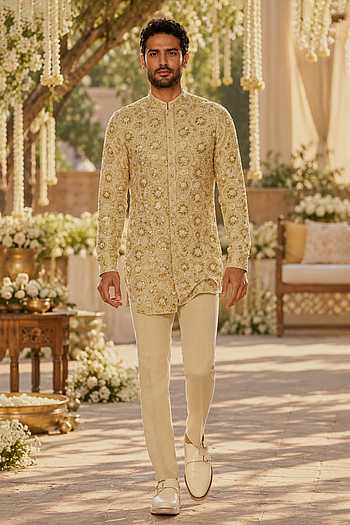 Embroidered Straight Kurta Set