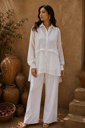 Placement Embroidered Shirt