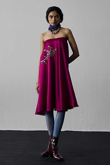 Motif Tube Dress