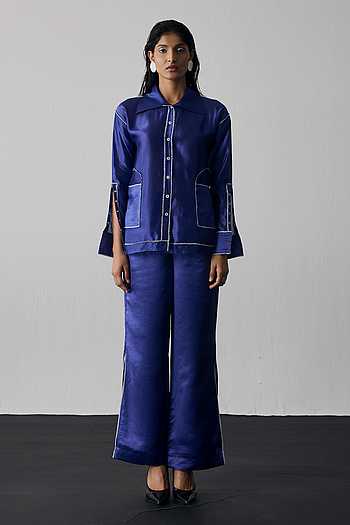 Dupion Silk Shirt & Pant Set