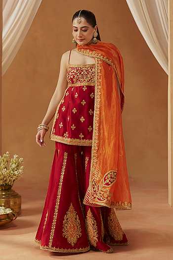 Najma Silk Chanderi Kurta Set