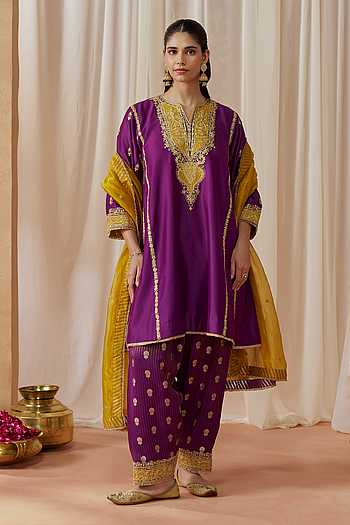 Maahgul Kashmiri Tilla Kurta Set