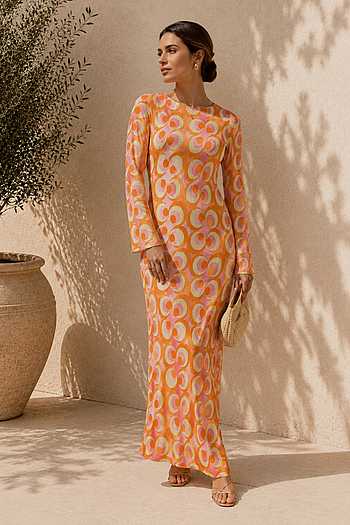 Geometric Print Dress