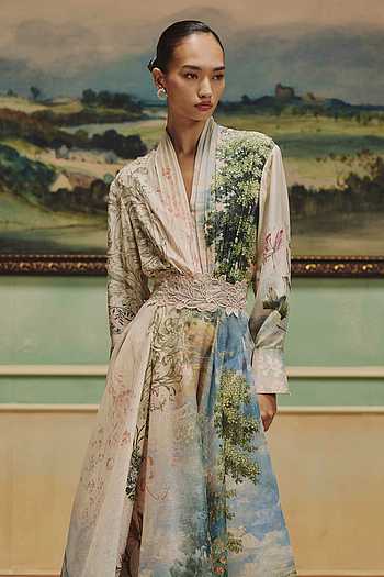 Veinna Sablewood Top & Skirt Set