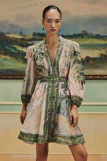 Veinna Foxglove Dress
