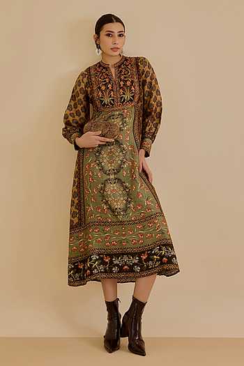Albina Floral Print Dress