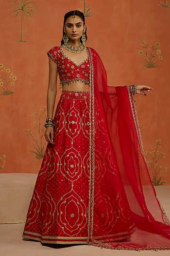 Suhana Raw Silk Lehenga Set