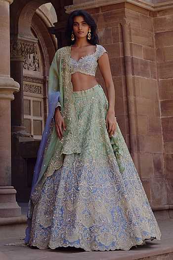 Smiti Embroidered Bridal Lehenga Set