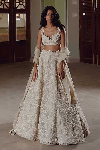 Athena Embroidered Bridal Lehenga Set