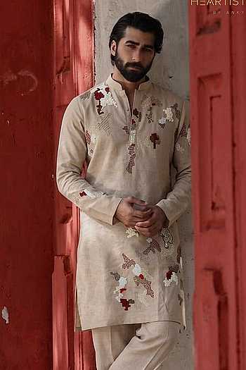 Urban Desi Pixelated Patchwork Kurta