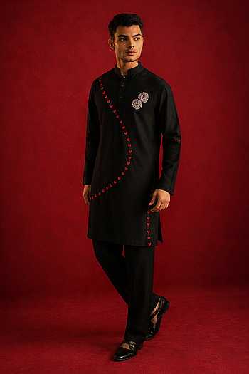 Nawab Heart Trail & Dice Kurta